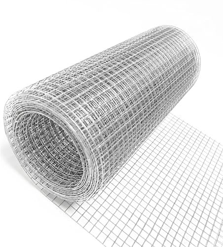 Rollo de malla de alambre galvanizado después de soldar, calibre 23, rollo de malla de alambre de alambre de pollo para vallas de gallina/gallinero, vallas de jardín, malla de pantalla, jaula de red