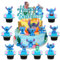 JunMallko Sti-tch Mini Figuren Set, Sti-tch Figur, Sti-tch Tortendeko, Sti-tch Geburtstag Kuchen Deko, Sti-tch Cake Decoration, Sti-tch Cake Topper, Sti-tch Kinder Happy Birthday Tortendeko