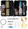 alwaiiz Haarnadeln Set, 160 Stück Bobby Pins, Enthält U-haarklammern Entenschnabel-Haarspangen Haargummis und Aufbewahrungsbox, Hochsteckfrisuren Zubehör für Haarstyling und Make-up Verwendet