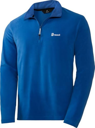 Reusch Fleeceshirt mit Zipper, leichtes-Longsleeve für Damen und Herren, Zip-Shirt aus ultraleichtem Stoff, warmes Funktionsshirt, ideal für Outdoor-Sport, Gr. XXL