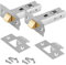 Pack of - 2 Door Latch Nickel Tubular Latch Mortice 75mm | Tubular Door Latch for Kitchen, Bathroom, | Door Barrel Compatible with Various Door Lock Handles (Nickel 75mm, Pack of - 2)