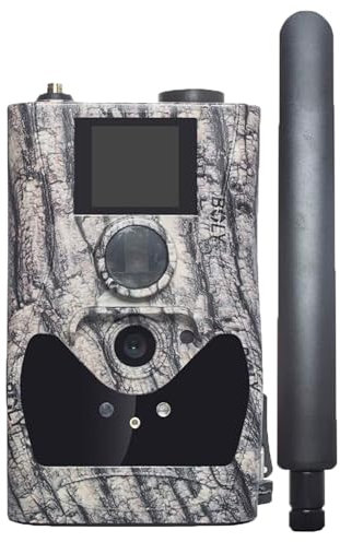 BolyGuard Wildkamera Fotofalle 1080P Full HD 24MP Jagdkamera Weitwinkel Vision Infrarote 27M/90ft Nachtsicht wasserdichte IP66 Überwachungskamera (4G)