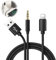 NTYUO Aux Cable for Iphone in Car USB C, USB C to Aux Cable with Charger in Car, 3.5mm Jack Audio Auxing Cables Compatible with iPhone 16 15 Pro Max /15 Plus