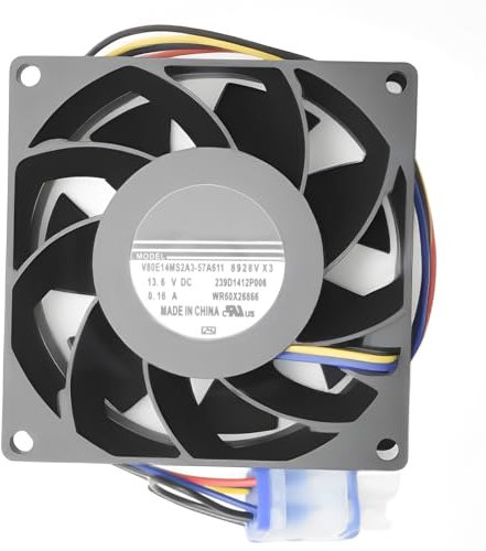 WR60X26866 Refrigerator Evaporator Fan Motor Compatible with GE refrigerators Parts,Replaces V80E14MS2A3-57A611 WR60X10341, WR60X10356, WR60X10357, WR60X24303,WR60X26030, WR60X26033 etc