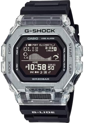 Casio G-Shock G-LIDE GBX-100 Series Digital Black Resin Watch 50.9mm - GBX100S-1