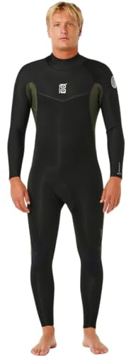 Rip Curl 2026 Männer Dawn Patrol 3/2mm Rückenreißverschluss Neoprenanzug 16UMFS - Deep Cactus