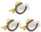 Makhry 24pcs Glückliche Hufeisen Gastgeschenke mit Fench Bänder und Stand für hochzeits deko Hochzeit Hufeisen Baby Dusche Dekoration Scheune Geschenk und Dankeschön Karte(Antikes Kupfer)