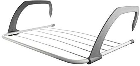 Addis 6 Bar Radiateur Séchoir à Linge d'intérieur avec Supports réglables, Blanc, 3 m