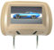 Gemini_mall Moniteur universel pour appuie-tête de voiture 7 pour lecteur DVD et jeux vidéo Beige