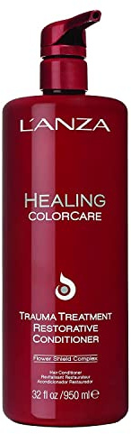 L’ANZA Healing ColorCare Trauma Treatment Restorative Conditioner - Refreshes, Repairs, and Smooths Bleach Damaged Hair while Extending Colour Longevity (950ml)