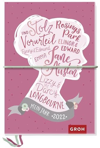 Jane Austen Kreativbuchkalender 2022: Kreativbuchkalender mit Stickerbogen
