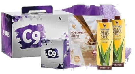 Forever Living C9 Detox Aloe Vera Gel-Getränk mit Schokoladengeschmack, Clean 9-Programm