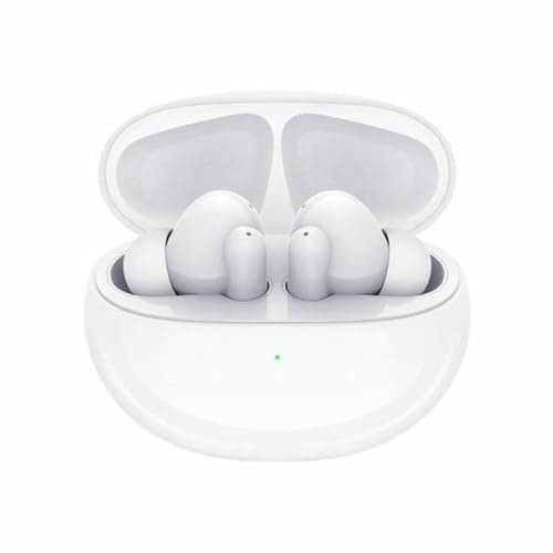 TCL - MOVEAUDIO S600 Auriculares inalámbricos (Cancelación Activa Híbrida de Ruido, Bluetooth 5.0, Carga rápida, Estuche con carga inalámbrica, IP54, Control táctil) Pearl White