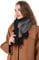 MEANBEAUTY Damen-Schal Doppelseite Kaschmir-Gefühl Schal warm Winter Pashmina Hochzeit Party Wickeltuch große Deckenschals-Schwarz+Grau