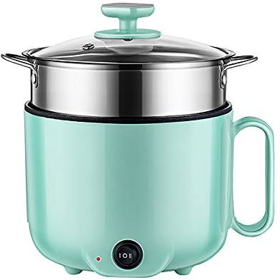 Cuociriso (1,6L) Dormitorio domestico Multifunzione All-in-one Rice Cooker/padella/wok/pentola per zuppa, pentola interna antiaderente, per 1-2 persone (Color : E)