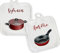 Manique de Cuisine Personnalisée avec Prénom – Cadeau Original – Protection Anti-Chaleur 17x17 cm – À l’Unité ou en Duo