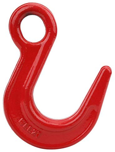 Gancho de elevación de 2 toneladas, gancho de grúa de acero de aleación de gran apertura, adecuado para la construcción de barcos (5.51x4.33x0.98in)