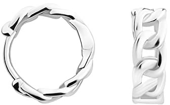 SOFIA MILANI - Damen Ohrringe 925 Silber - Glieder Creole - E1319