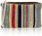Abuyall Straw Clutch Bag Small Envelope Purse Wallet Colorful-stripe
