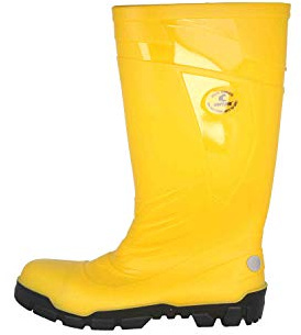Craftland Ronco Gummistiefel - S5 Sicherheitsstiefel in Übergrößen Gelb 35310 große Herrenschuhe, Größe:50