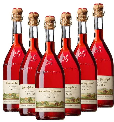Rotfruchtig Alkoholfrei Prickelnd, Jörg Geiger, 6er Paket