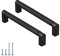 CILEYTION 10 Pack Black Cupboard Handles, 160mm Hole Spacing Kitchen Cupboard Handles Black Cabinet Handles and Black Wardrobe Door Handles