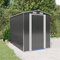 Tidyard Capanno da Giardino,Casetta,Capanno,Capanno per Attrezzi,Casetta in Metallo,Casetta per Attrezzi,Casetta da Giardino in Metallo,Antracite 192x274x223 cm in Acciaio Zincato