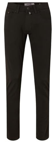 Pierre Cardin Herren Freizeithose Lyon Tapered | Männer Hose | Tapered Fit | schwarz 2011 9000 | 34W - 36L