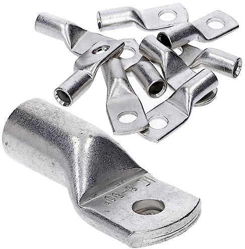 Kalitec HR50-6 - 10 capicorda tubolari, 50 mm², M6, senza foro di vista, made in Germany