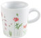 KAHLA Five Senses Wildblume Espresso-Obertasse 0,09 l | Espressotasse aus Porzellan blau/rot