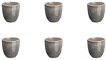Bjorn Tasse STELLAR 15cl - 6 pièces - Gris béton