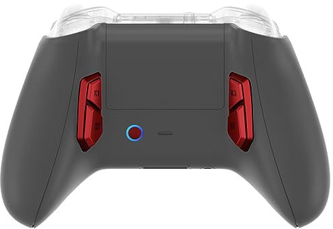 eXtremerate Victor S/X Ersatztasten Set für Xbox One S/X, Remap Back Paddles K1 K2 K3 K4 Rücktasten & Profile Buttons Kit für Xbox Series X/S Controller(Rot)–Ohne Controller&Remap Board