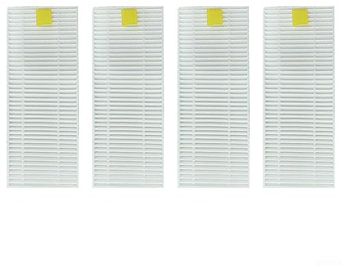4 Stück HEPA-Filter passend für MEDION Staubsauger Roboter MD 20041 S12 SW MD 19601 Roboter Staubsauger Ersatzteile, waschbar und wiederverwendbar