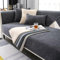 Sofabezug, Non Slip Sofa Cover Couchbezug l Form Sofa Überzug 2 3 4 Sitzer Sofaschoner rutschfest Überzug Sofa Ecksofa Sofaschutz Couchschoner Katze/Hunde(Dunkelgrau, 70x150cm)