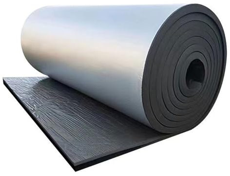 AITAF 5mm D'épaisseur Auto-Adhésif Isolant Thermique Auto-adhésif Rouleau pour Caravane Et Camping-Car Isolation Caoutchouc Feuille Aluminium Isolant pour Le Moteur/Toit/fenêtre (Size : 1mx2m)