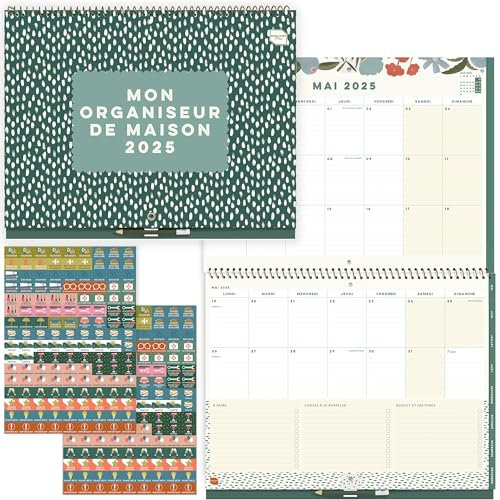 (in French) Boxclever Press ‘Mon Organiseur de Maison’ 2024 2025. Large Wall Calendar 2024-2025 for Busy Homes. Family Calendar 2024 2025 runs Sept’24 - Dec'254. Academic Calendar 2024-2025 with Lists