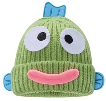 AD-BCrbgen Winter weiche und warme Damen Schädel Wolle gestrickte Bommelmütze Hut Damen Kaschmir lose gestrickte Bommelmütze (Color : Tender Green, Size : Universal)