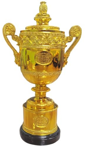 Nachbildung der British Open-Tennis Meisterschafts Trophäe Maßstab 1:1 Challenge Cup Champions-Trophäen Souvenir Tennis-Fan-Geschenk Heim-Sammlerstücke Ornamente