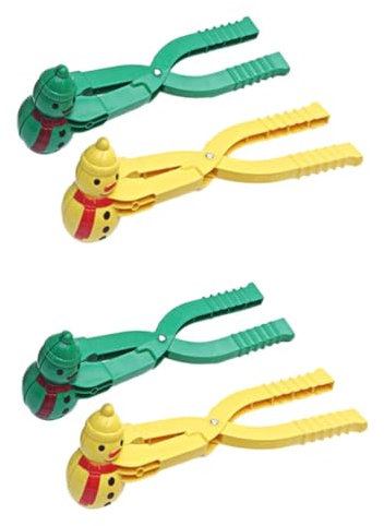 Alasum 4stücke Schneeballmacher Mit Rutschfestem Griff Kinderspielzeug Für Schneeballschlachten Im Winter Zufälligen Farben Für Outdoor-aktivitäten