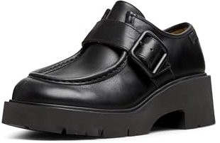 Camper Milah K201682, Correa de Monje Mujer, Negro 001, 38 EU