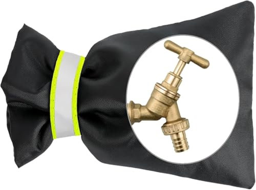 Housse de robinet de jardin épaisse, imperméable, antigel, résistante au froid, résistante à la neige pour robinet extérieur, protection hivernale pour robinet de jardin (2)