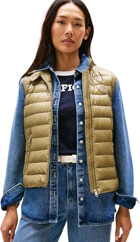 Tommy Hilfiger Damen Weste mit Mock-Kragen