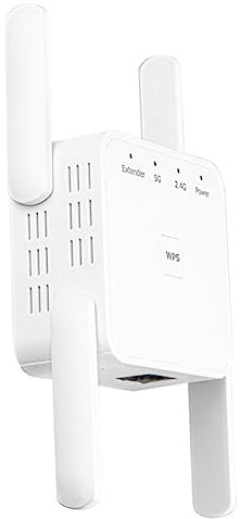 ARTIBETTER Amplificatore Di Segnale WiFi 5G 1200M Ripetitore Di Rete Potente Per Estensione Segnale Attraverso Le Pareti Compatibile Con Router WiFi