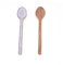 SHOWERORO 2 Pcs Beech Spoon Blanks for Carving Handle Wooden Spoon for Craft Ladle Skimmer