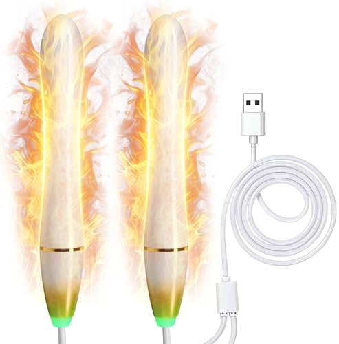 SXOVO Heizstab Doppelter Heizstab für Sexspielzeug Doppel Heizung von Vagina und Anus USB Heater für Taschenmuschi Warme Masturbieren Sex Spielzeug für die Männer Masturbator (Weiß)