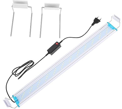 1 Pc luz azul y blanca aquarium lamp delicada luz LED de acuario adorno de pecera luz del tanque de peces suministro de acuario dispositivo de iluminación de polivinilo MILISTEN