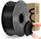 Inslogic TPU Filament 1.75mm, 95A Soft 3D Printer Filament, Flexible 3D Material 1kg Spool (2.2 lbs), Durable & Wear-Resistant, Dimensional Accuracy +/- 0.02 mm, Black