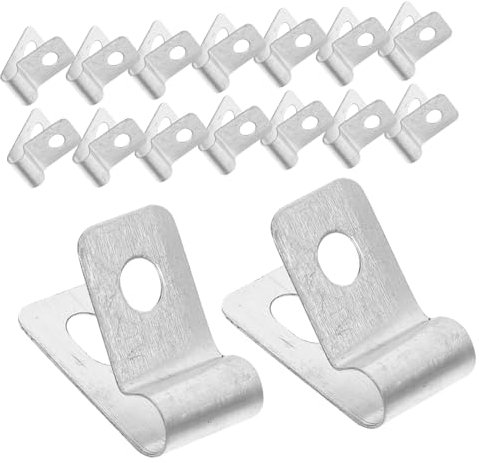 Alipis 100stücke Edelstahl-zaunklammern Für Holz Metallzäune Wetterbeständige Clips Für Anbringen Von Maschendraht Und Vinylzäunen Installieren Und Langlebig