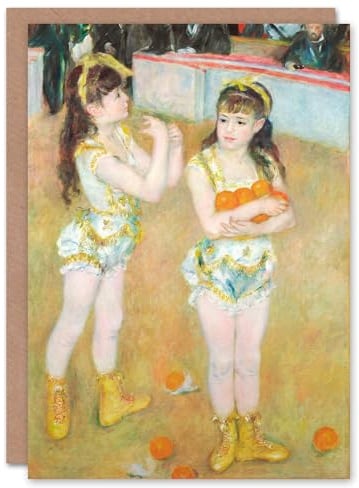 Artery8 Pierre Auguste Renoir Art Card Girl Acrobats at the Fernando Circus