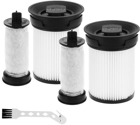 QWORK® Lot de 2 filtres de rechange lavables compatible avec Miele TriFlex HX1